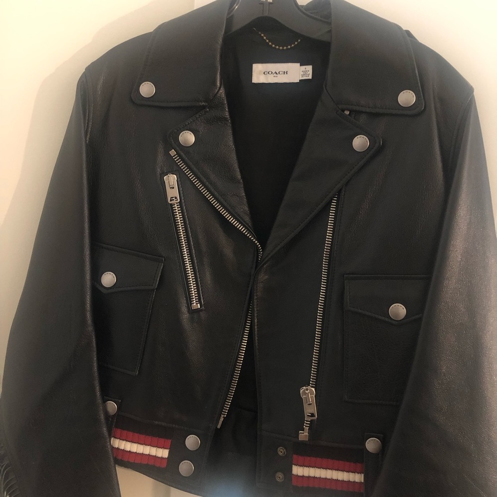 Coach new leathers jacket